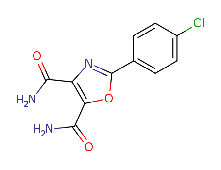 4,5-OXAZOLEDICARBOXAMIDE,2-(4-CHLOROPHENYL)-