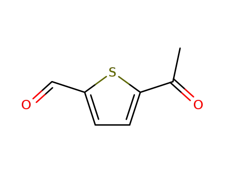 Molecular Structure of 4565-29-1 (5-ACETYL-2-THIOPHENECARBALDEHYDE)