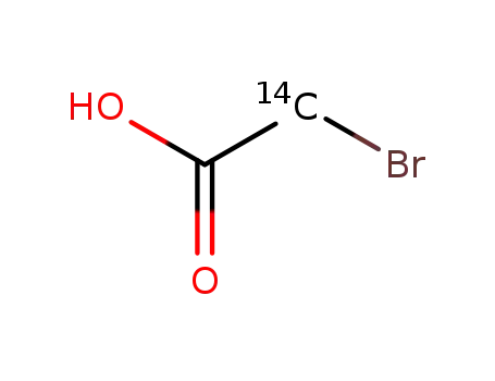 Molecular Structure of 50718-91-7 (BROMOACETIC ACID, [2-14C])