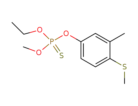 Molecular Structure of 42879-57-2 (O-ethyl O-methyl O-[3-methyl-4-(methylsulfanyl)phenyl] phosphorothioate)