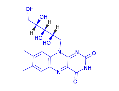Molecular Structure of 42880-33-1 (RIBOFLAVIN, [3H(G)])