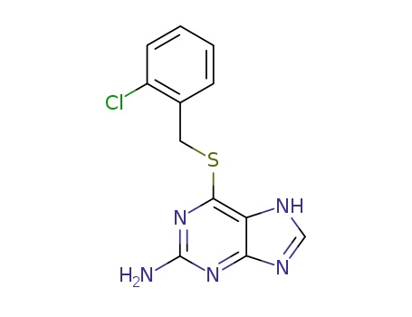 Purine, 2-amino-6-[(o-chlorobenzyl)thio]-