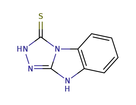 Molecular Structure of 4290-98-6 (3H-1,2,4-Triazolo[4,3-a]benzimidazole-3-thione,1,2-dihydro-(9CI))