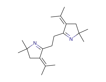 Molecular Structure of 4290-71-5 (5-[2-(5,5-dimethyl-3-propan-2-ylidene-4H-pyrrol-2-yl)ethyl]-2,2-dimeth yl-4-propan-2-ylidene-3H-pyrrole)