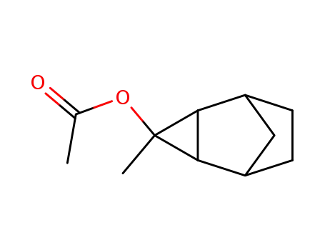Molecular Structure of 42856-11-1 (Tricyclo[3.2.1.02,4]octan-3-ol, 3-methyl-, acetate, (1-alpha-,2-ba-,3-ba-,4-ba-,5-alpha-)- (9CI))