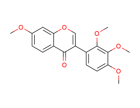 4H-1-Benzopyran-4-one,7-methoxy-3-(2,3,4-trimethoxyphenyl)-