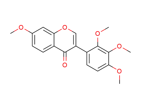 7-methoxy-3-(2,3,4-trimethoxyphenyl)-4H-chromen-4-one