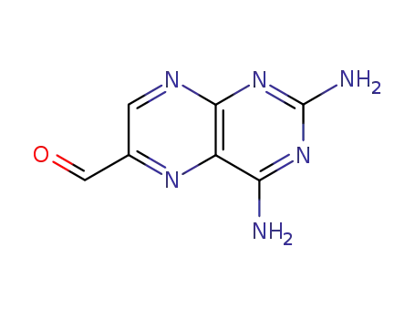 Molecular Structure of 4261-17-0 (2,4-diamino-6-pteridinecarboxaldehyde)