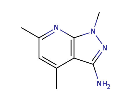 1,4,6-Trimethyl-1H-pyrazolo[3,4-b]pyridin-3-ylamine ,97% 42951-66-6