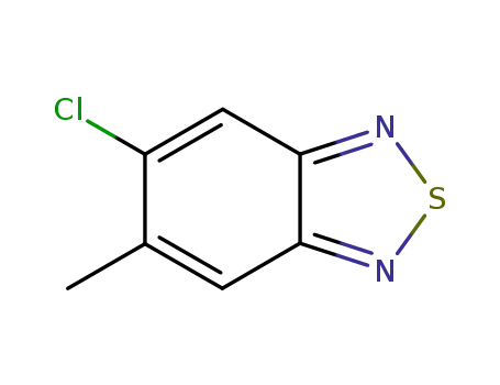 Molecular Structure of 50636-02-7 (5-CHLORO-6-METHYL-2,1,3-BENZOTHIADIAZOLE)