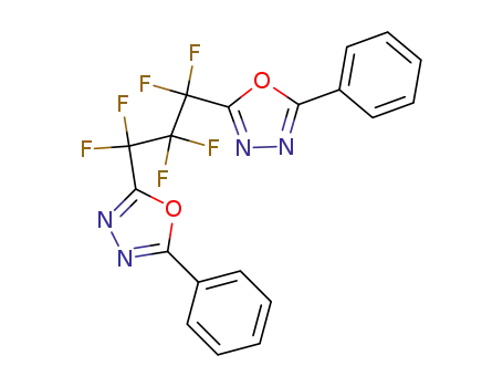 Molecular Structure of 5086-79-3 (2-[1,1,2,2,3,3-hexafluoro-3-(5-phenyl-1,3,4-oxadiazol-2-yl)propyl]-5-p henyl-1,3,4-oxadiazole)