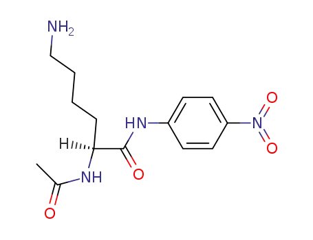 Molecular Structure of 50931-35-6 (AC-LYS-PNA HCL)