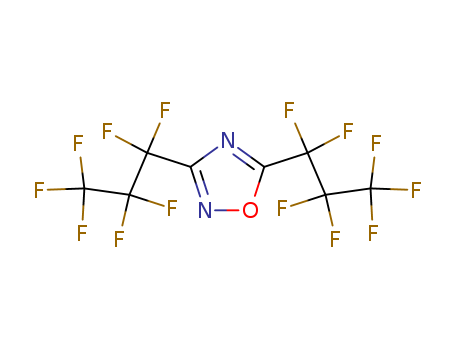 1,2,4-Oxadiazole,3,5-bis(1,1,2,2,3,3,3-heptafluoropropyl)-