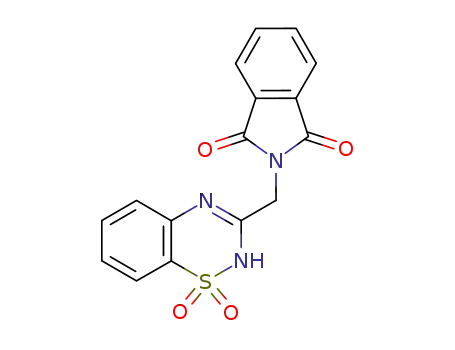 2-(1,1-dioxo-1,2-dihydro-1λ<sup>6</sup>-benzo[1,2,4]thiadiazin-3-ylmethyl)-isoindole-1,3-dione