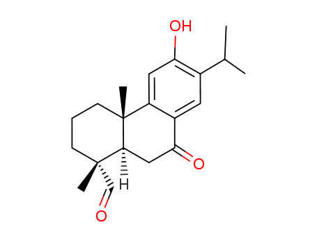 96888-45-8,7-Oxoferruginol-18-al,(1R,4aS,10aR)-6-Hydroxy-7-isopropyl-1,4a-dimethyl-9-oxo-1,2,3,4,4a,9,10,10a-octahydro-phenanthrene-1-carbaldehyde;suginal;