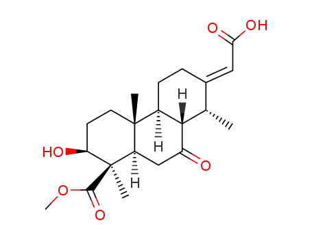 (1R,4bα,8aβ,10aα)-7-(Carboxymethylene)tetradecahydro-2β-hydroxy-1,4aβ,8α-trimethyl-9-oxo-1β-phenanthrenecarboxylic acid 1-methyl ester