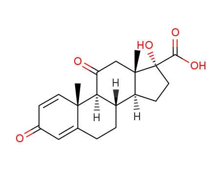 17α-hydroxy-11-oxoandrosta-1,4-dien-3-one-17β-carboxylic acid