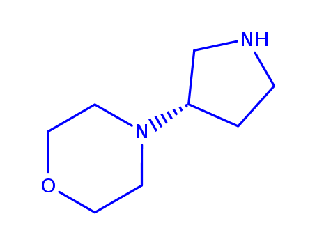 4-(3S)-3-Pyrrolidinyl-morpholine cas no. 216669-67-9 98%