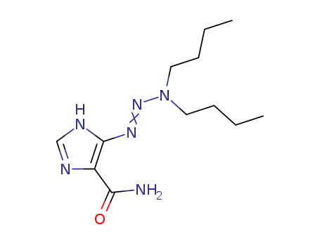 Molecular Structure of 4342-09-0 ((4Z)-4-(3,3-dibutyltriazanylidene)-4H-imidazole-5-carboxamide)