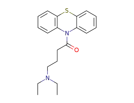 Molecular Structure of 51307-45-0 (4-(diethylamino)-1-(10H-phenothiazin-10-yl)butan-1-one)