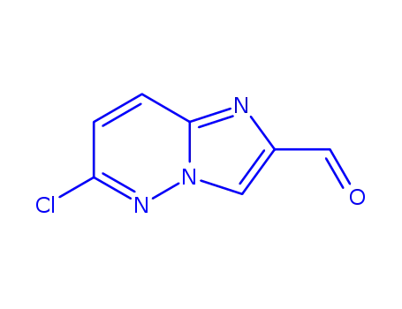 Molecular Structure of 440094-14-4 (6-CHLORO-IMIDAZO[1,2-B]PYRIDAZINE-2-CARBOXALDEHYDE)