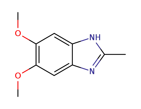 Molecular Structure of 51437-32-2 (2-METHYL-5,6-DIMETHOXYBENZIMIDAZOLE)