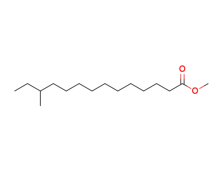 Molecular Structure of 5129-66-8 (METHYL 12-METHYLTETRADECANOATE)