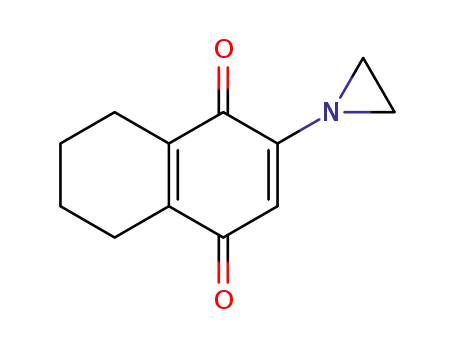Molecular Structure of 443-76-5 (2-ethyleneimino-5,6,7,8-tetrahydronaphthoquinone)