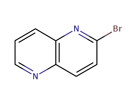 Molecular Structure of 51532-07-1 (2-Bromo-1,5-naphthyridine)