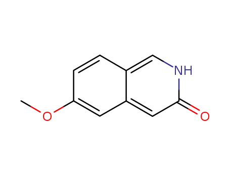 Molecular Structure of 51463-14-0 (6-Methoxy-3(2H)-isoquinolinone)