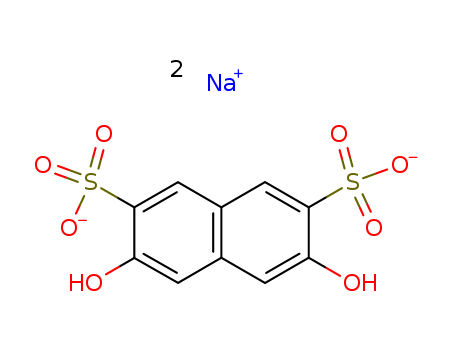 7153-21-1,Disodium 3,6-dihydroxynaphthalene-2,7-disulphonate,2,7-Naphthalenedisulfonicacid, 3,6-dihydroxy-, disodium salt (8CI,9CI);2,7-Dihydroxy-3,6-naphthalenesulfonatedisodium salt;Coupler 518;Coupler O;Disodium2,7-Dihydroxynaphthalene-3,6-disulfonate;