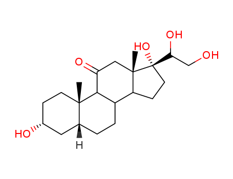 Pregnan-11-one,3,17,20,21-tetrahydroxy-, (3a,5b,20R)- cas  667-66-3