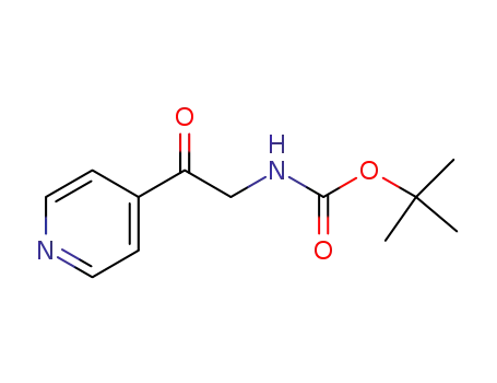 Carbamic acid, [2-oxo-2-(4-pyridinyl)ethyl]-, 1,1-dimethylethyl ester