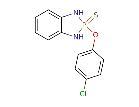 Molecular Structure of 5170-43-4 (2-(4-chlorophenoxy)-2,3-dihydro-1H-1,3,2-benzodiazaphosphole 2-sulfide)