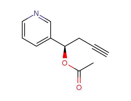 (R)-1-(3-pyridyl)but-3-yn-1-yl acetate