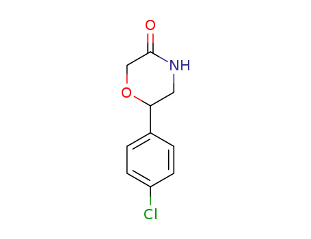 Molecular Structure of 5196-95-2 (6-(4-CHLOROPHENYL)-3-MORPHOLINONE)