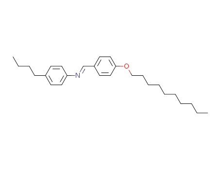 Molecular Structure of 51749-29-2 (P-DECYLOXYBENZYLIDENE-P-BUTYLANILINE)
