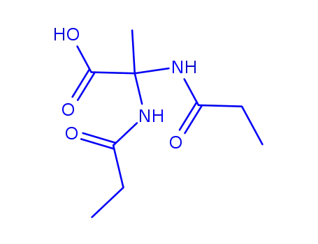 Molecular Structure of 445396-93-0 (Alanine,  N-(1-oxopropyl)-2-[(1-oxopropyl)amino]-)