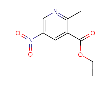 Molecular Structure of 51984-71-5 (ETHYL 2-METHYL-5-NITRONICOTINATE)