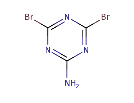 Molecular Structure of 4514-62-9 (4,6-dibromo-1,3,5-triazin-2-amine)