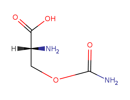 3819-76-9,O-carbamylserine,Serine,carbamate (ester), D- (8CI); Carbamic acid, ester with D-serine;O-Carbamoyl-D-serine; O-Carbamyl-D-serine