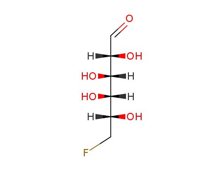Molecular Structure of 4536-07-6 (6-FLUORO-6-DEOXY-D-GALACTOSE)