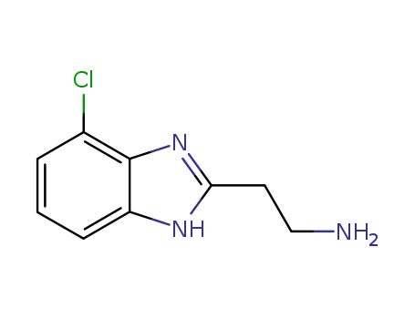 Molecular Structure of 4499-10-9 (1H-Benzimidazole-2-ethanamine,4-chloro-(9CI))