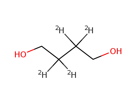 Molecular Structure of 38274-25-8 (1,4-BUTANEDIOL-2,2,3,3-D4)
