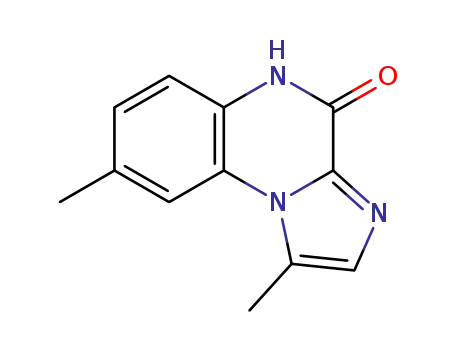 Molecular Structure of 445430-61-5 (1,8-dimethylimidazo[1,2-a]quinoxalin-4(5H)-one)
