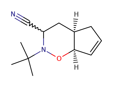 Cyclopenta[e]-[1,2]-oxazine, 3,4,4a,7a(2H,5H)-tetrahydro-2-(t-butyl)-3 -cyano-