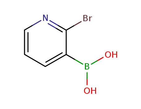 Molecular Structure of 452972-08-6 (2-BROMOPYRIDIN-3-YLBORONIC ACID)