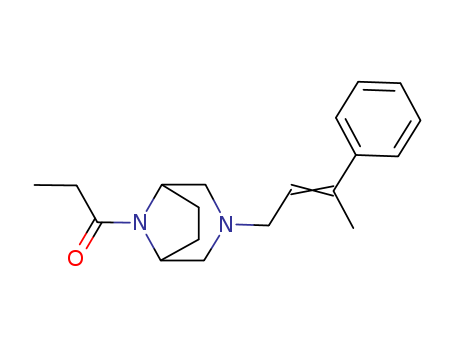 1-Propanone,1-[3-(3-phenyl-2-buten-1-yl)-3,8-diazabicyclo[3.2.1]oct-8-yl]-