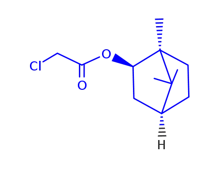 Molecular Structure of 4488-59-9 ((1S,2S,4R)-1,7,7-trimethylbicyclo[2.2.1]hept-2-yl chloroacetate)