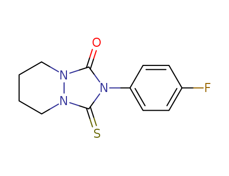 1H-[1,2,4]Triazolo[1,2-a]pyridazin-1-one,2-(4-fluorophenyl)hexahydro-3-thioxo-